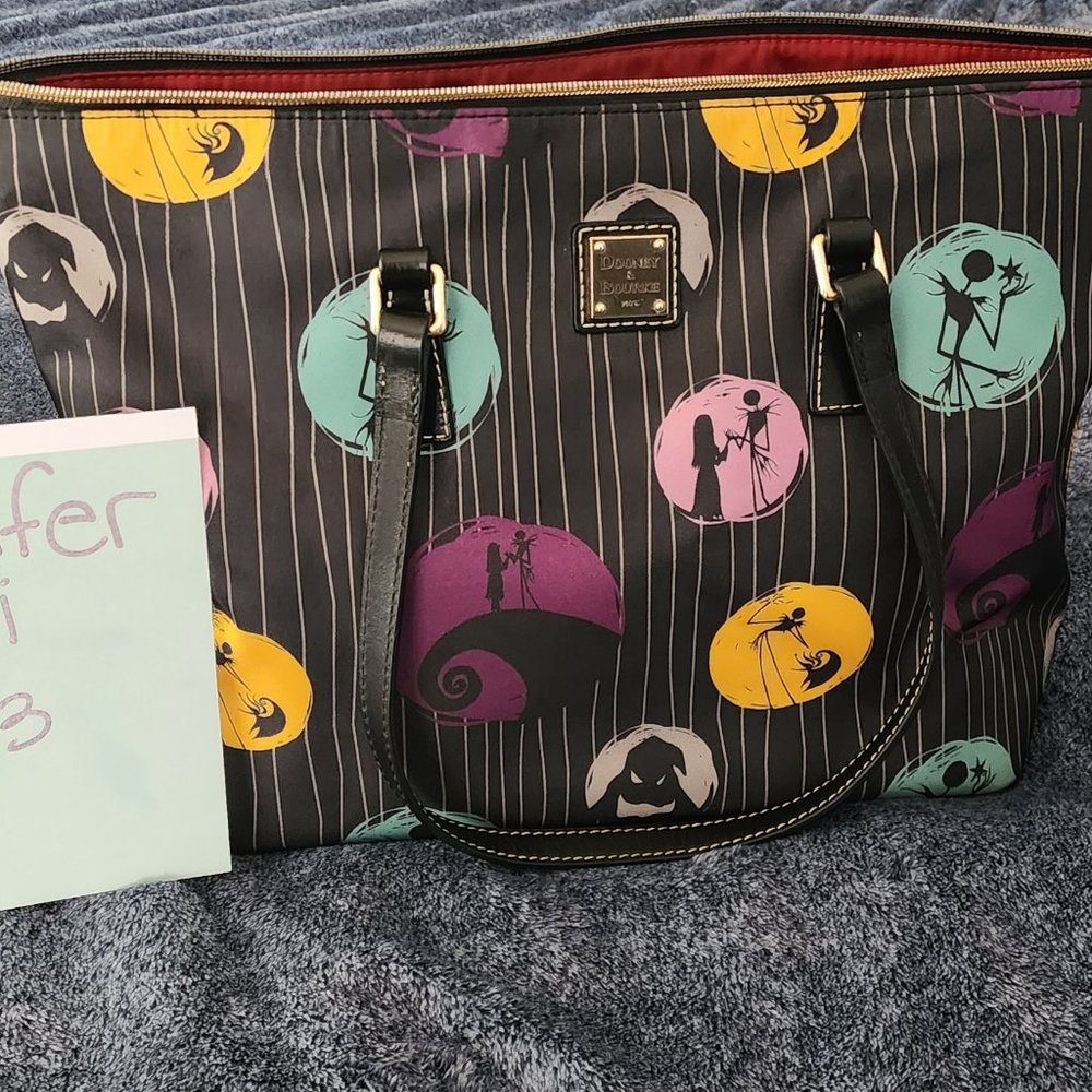 Dooney & Bourke, Disney Parks, Nightmare Before Christmas large tote/shopper